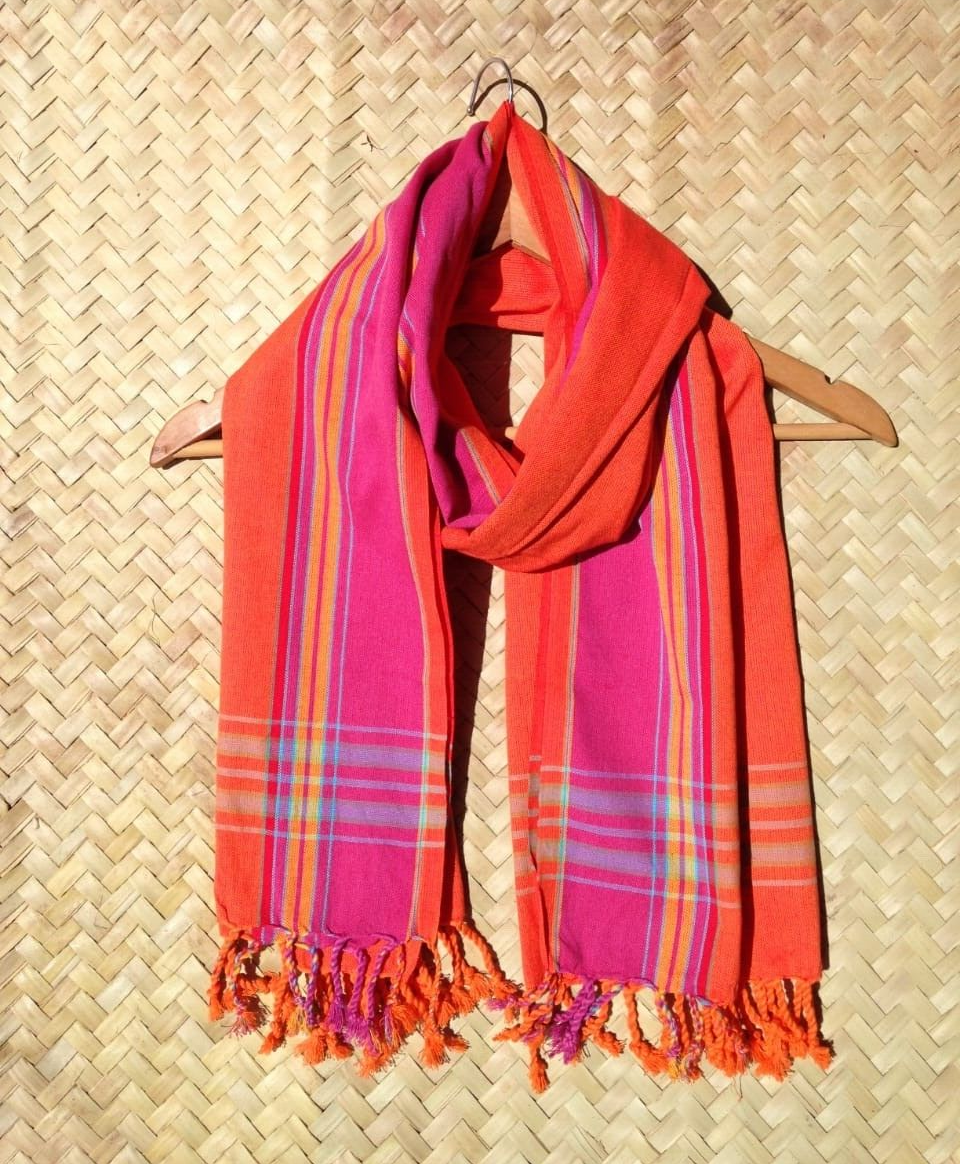 Kikoi Scarf Orange
