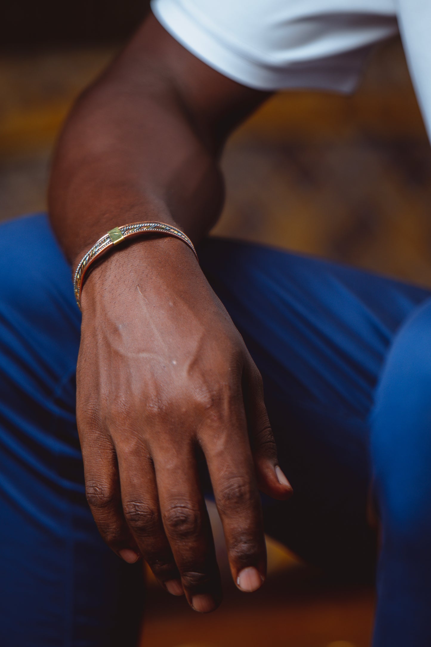 Bracelet Twisted Mixed Metal