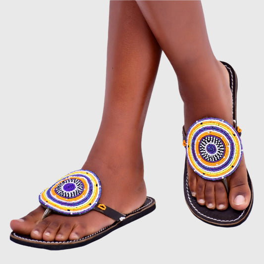 Sandals Geometric Multi Color