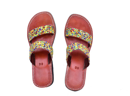 Sandals Wedge Yellow