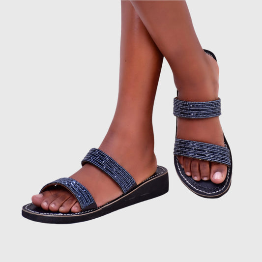 Sandals Wedge Black