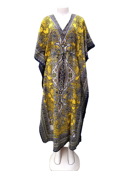 Kaftan Dress Yellow