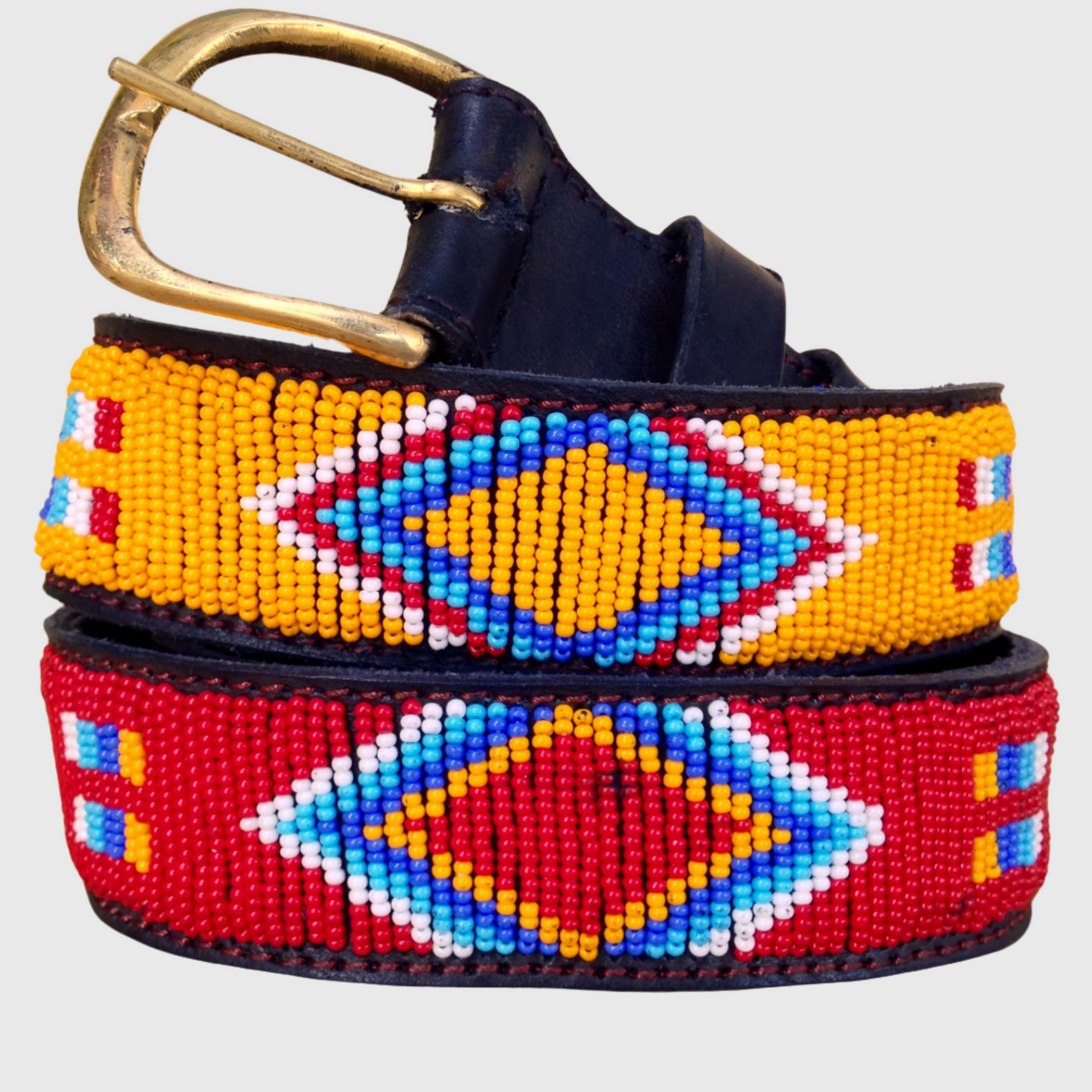 Handcrafted Maasai Belt - Colorful Geometric