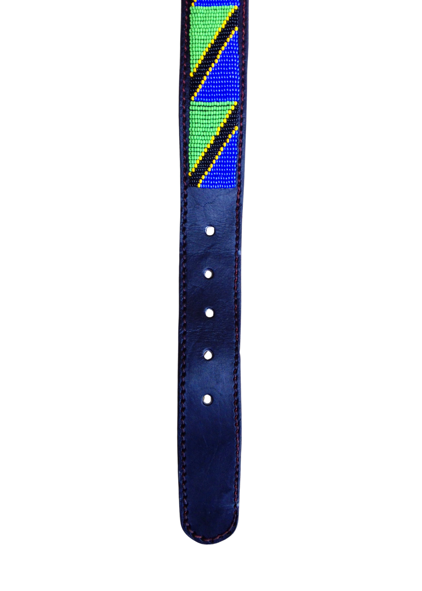 Handcrafted Maasai Belt - Tanzania Flag