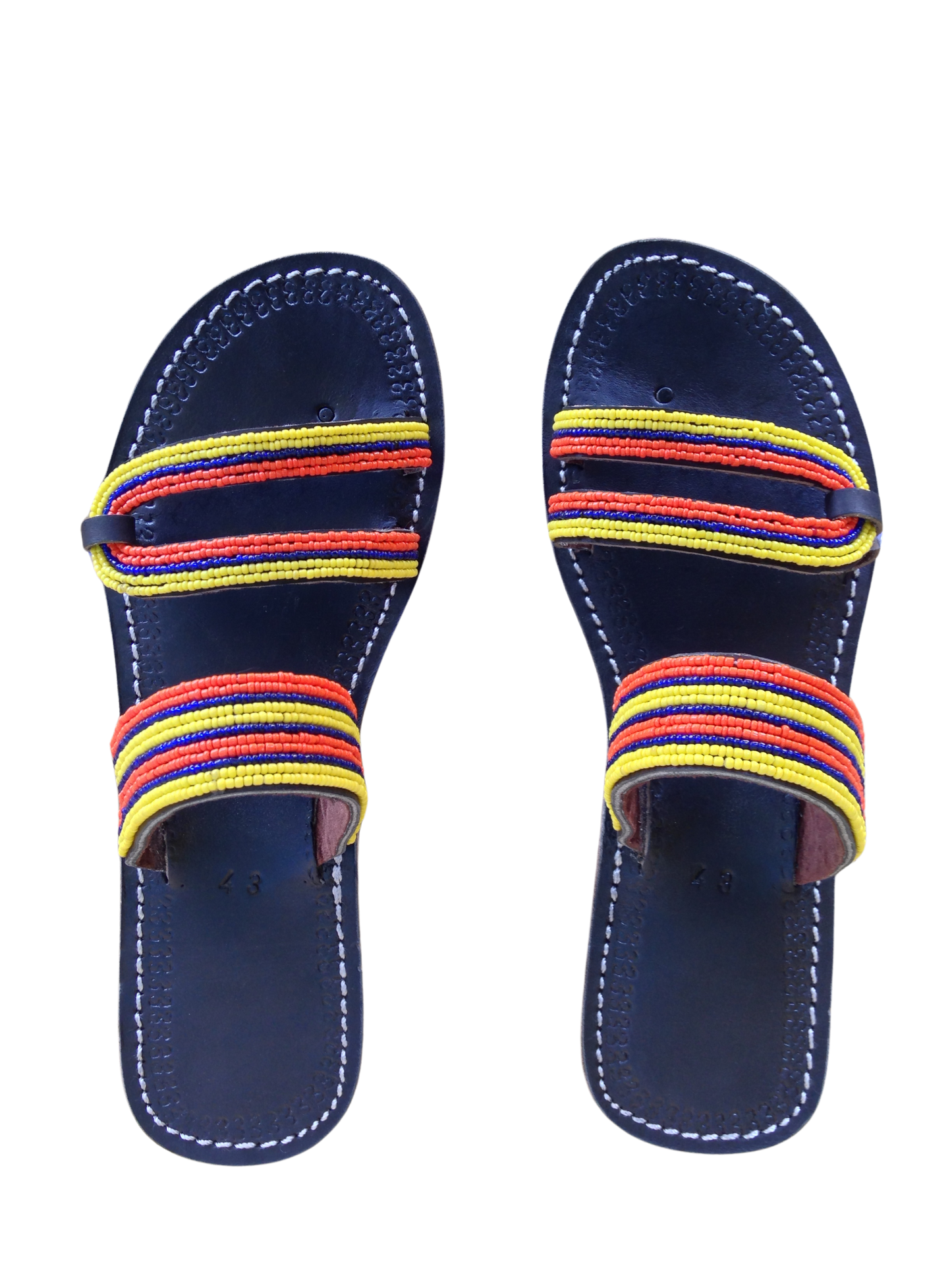 Sandals Double Strap White