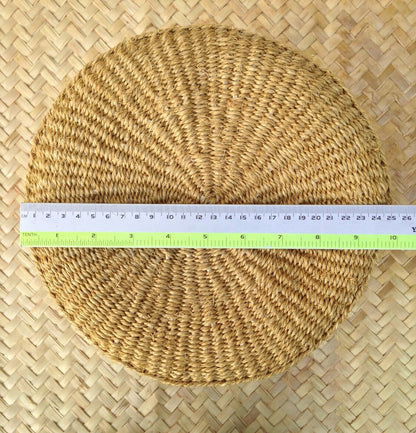 Sisal Storage Planter 10.5 in/ 27 cm Multicolored