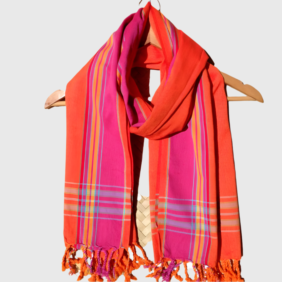 Kikoi Scarf Orange