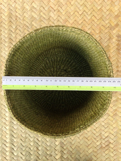 Sisal Storage Planter 10 in/25.4 cm Green