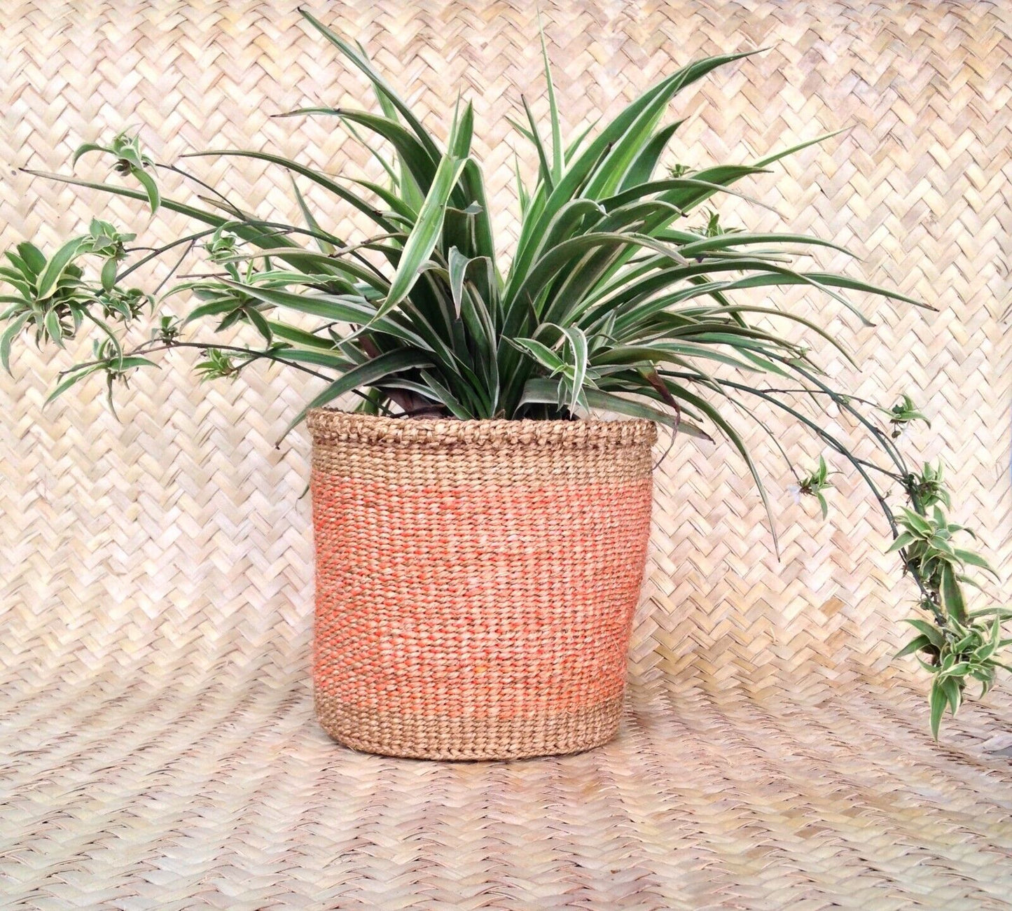 Sisal Storage Planter 8 in /20.3 cm