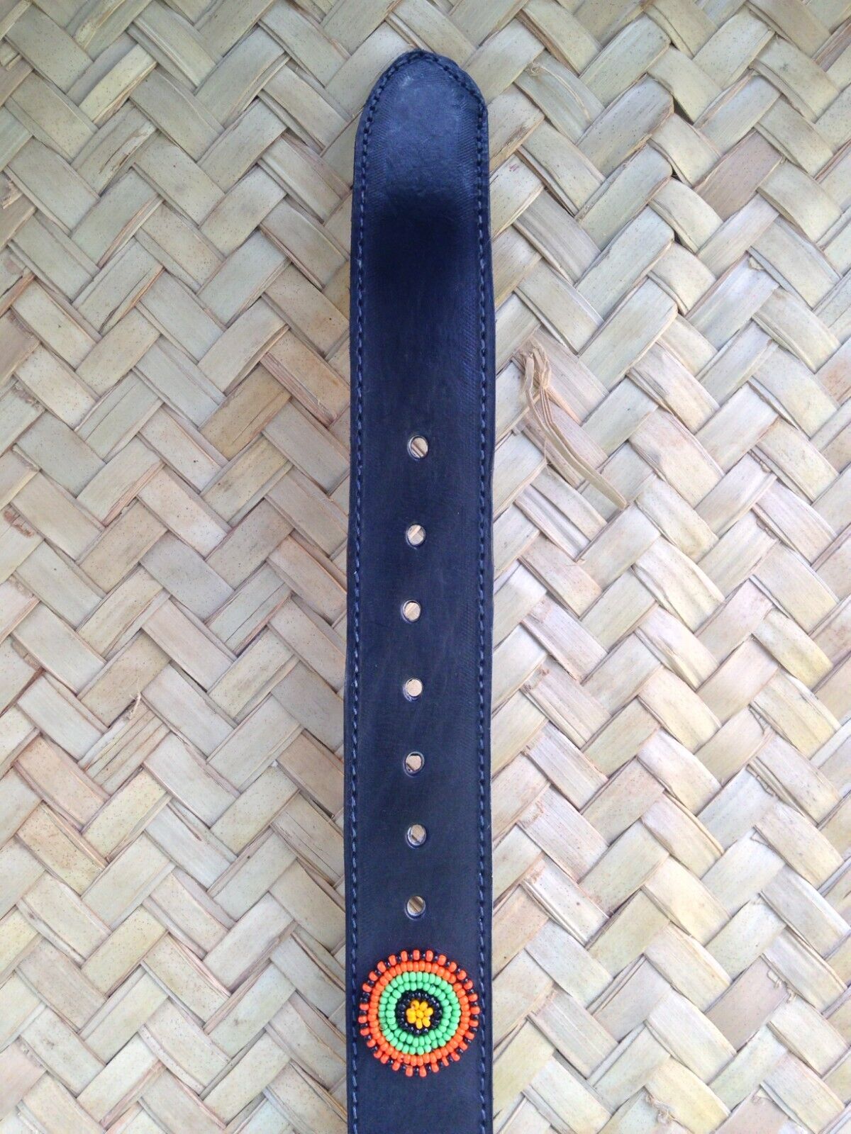 Handcrafted Maasai Belt - Colorful Circles