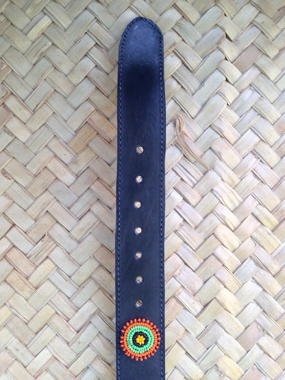 Handcrafted Maasai Belt - Colorful Circles