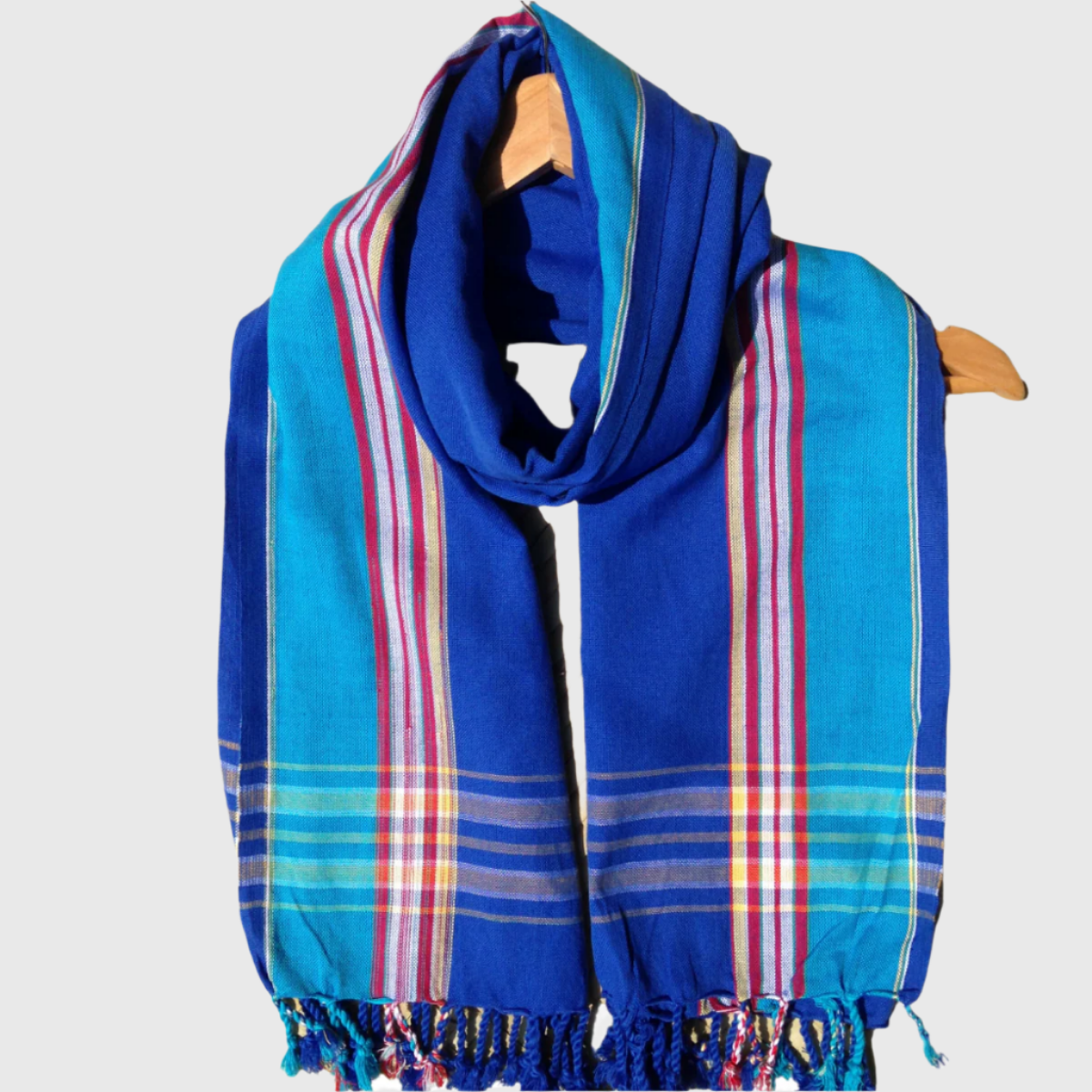 Kikoi Scarf Blue