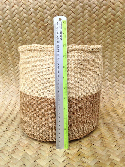 Sisal Storage Planter 10.5 in/27 cm Beige