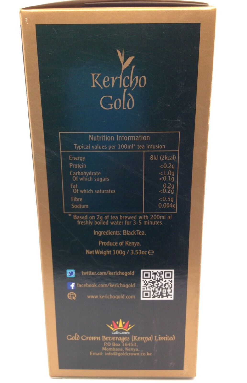 Kericho Gold Tea Bags 50