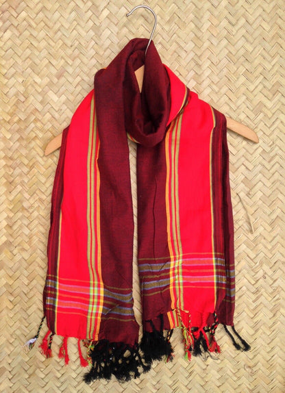 Kikoi Scarf Red