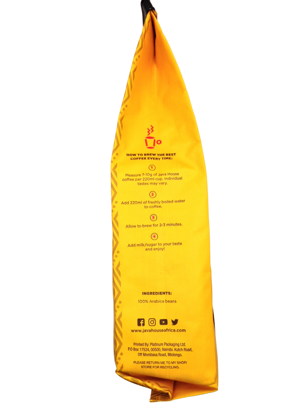 Java House Coffee 250g