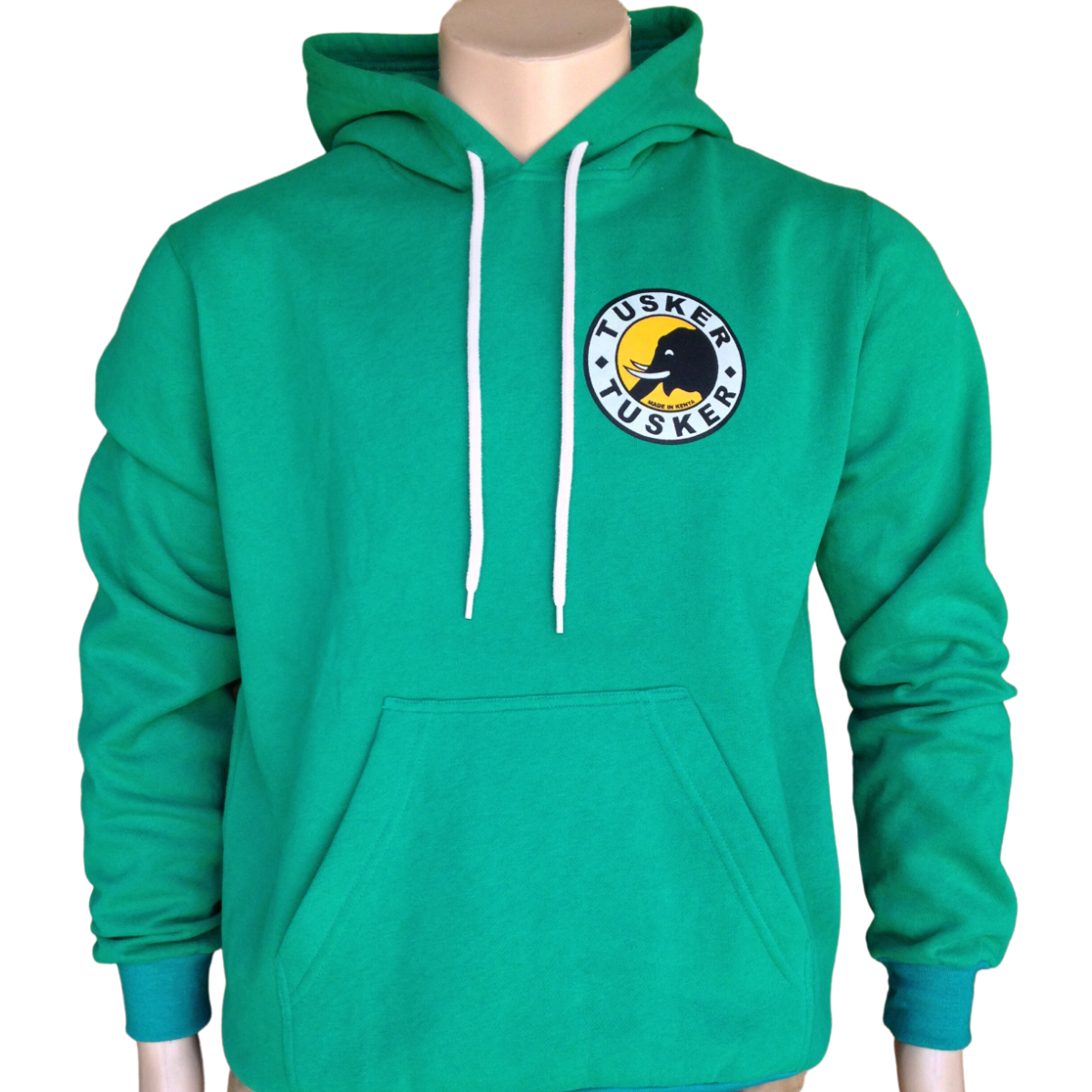 Hoodie Tusker Beer Green