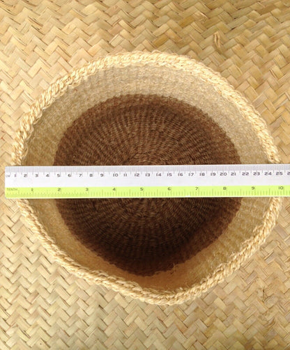 Sisal Storage Planter 10.5 in/27 cm Beige