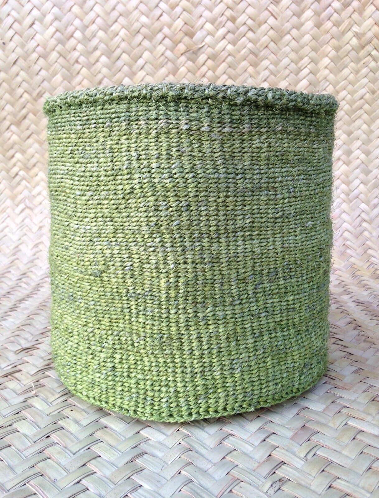 Sisal Storage Planter 10 in/25.4 cm Green