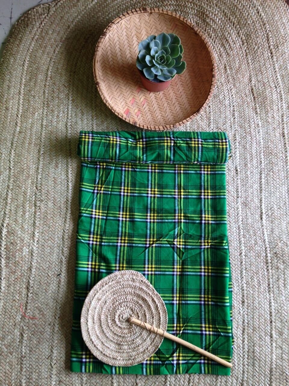 Maasai  Blanket Green