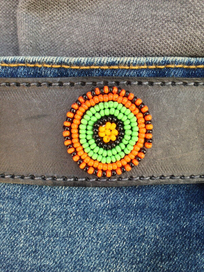 Handcrafted Maasai Belt - Colorful Circles