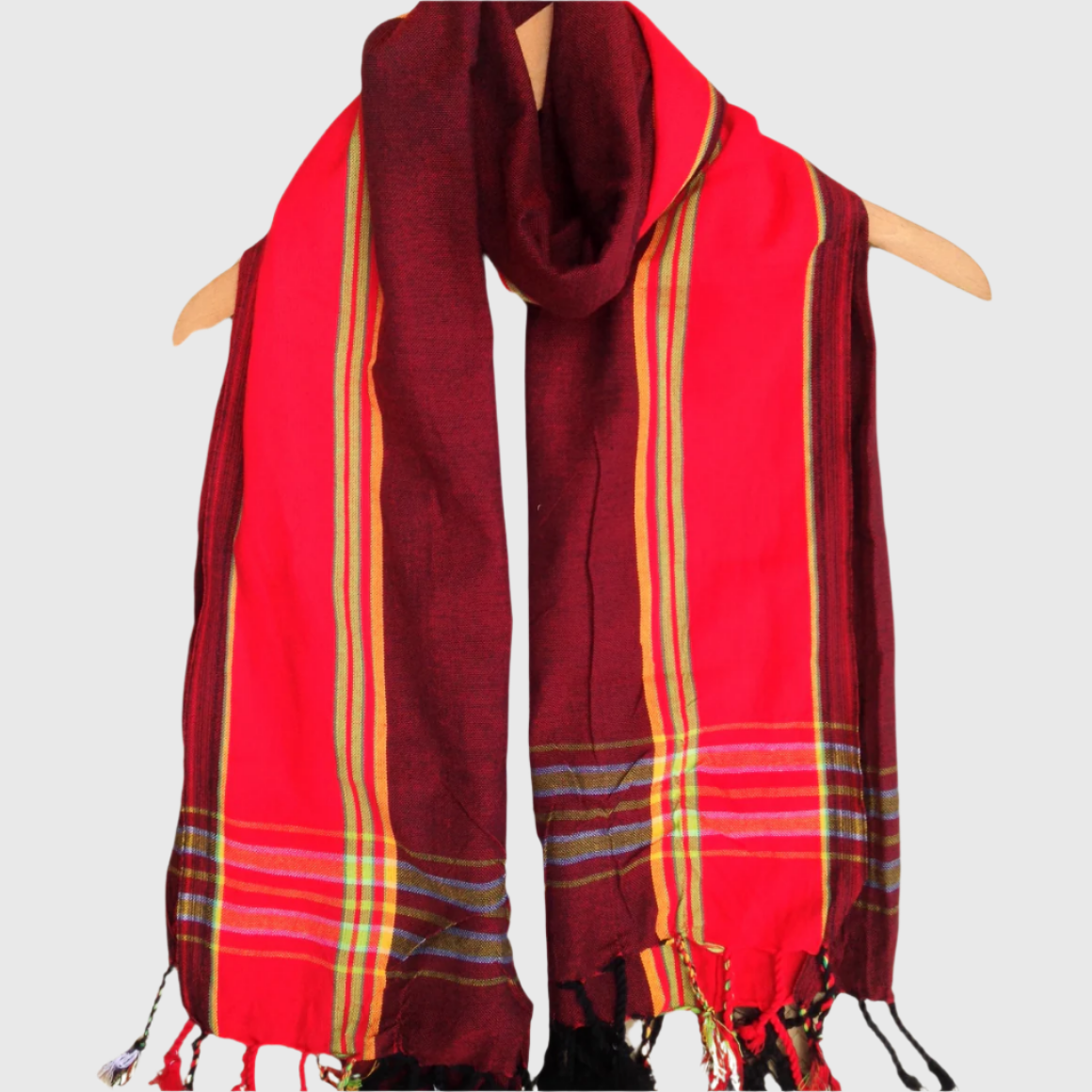 Kikoi Scarf Red