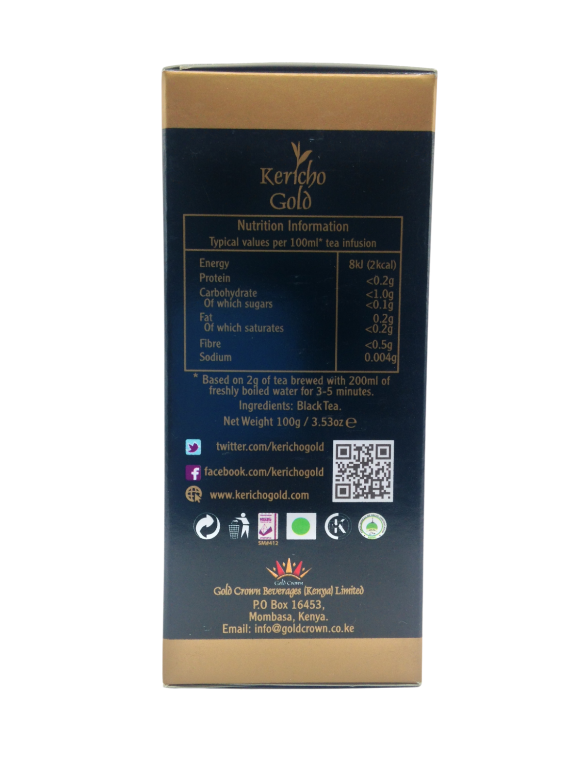 Kericho Gold Tea Leaves 100 g