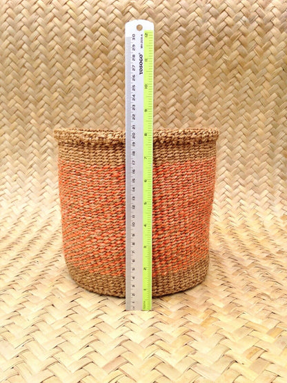 Sisal Storage Planter 8 in /20.3 cm