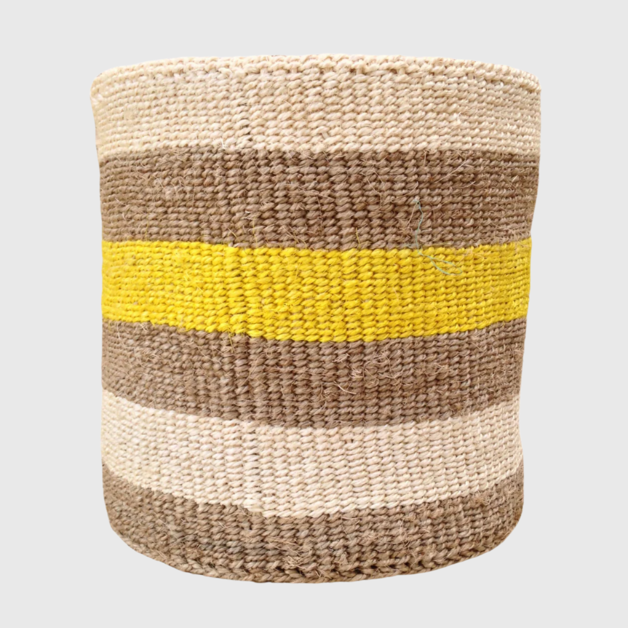 Sisal Storage Planter 10.5 in/27 cm Multicolored