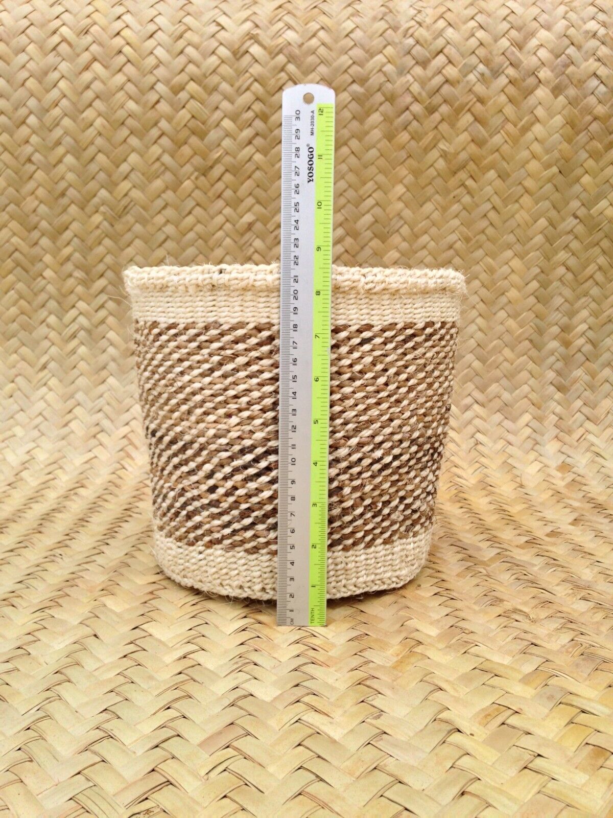 Sisal Storage Planter 8 in /20.3 cm Beige