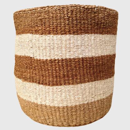 Sisal Storage Planter 10.5 in/27 cm Brown