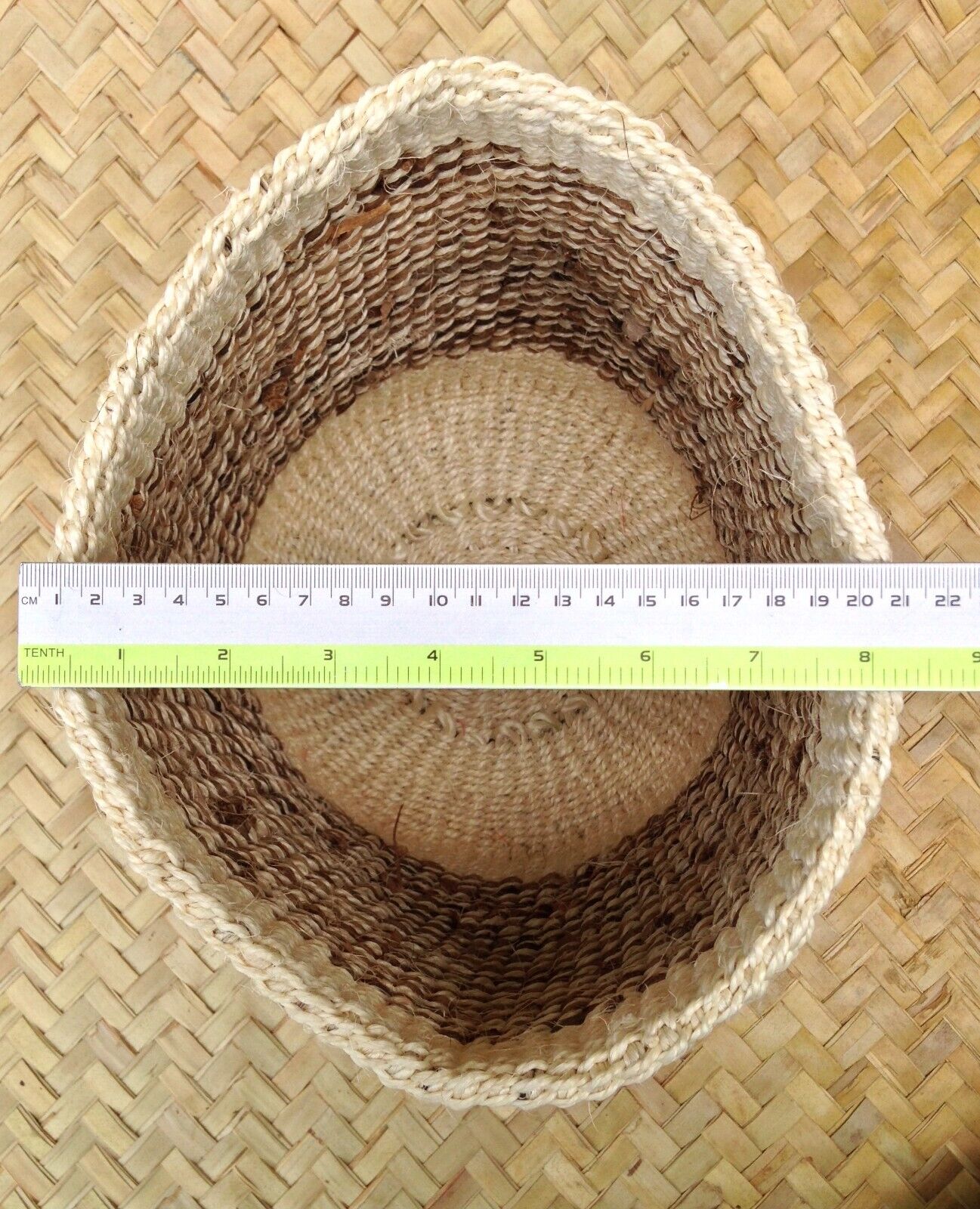 Sisal Storage Planter 8 in /20.3 cm Beige