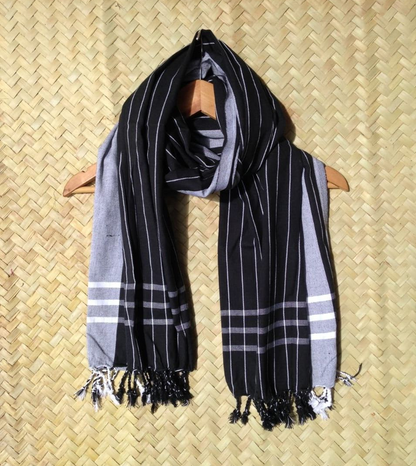 Kikoi Scarf Black