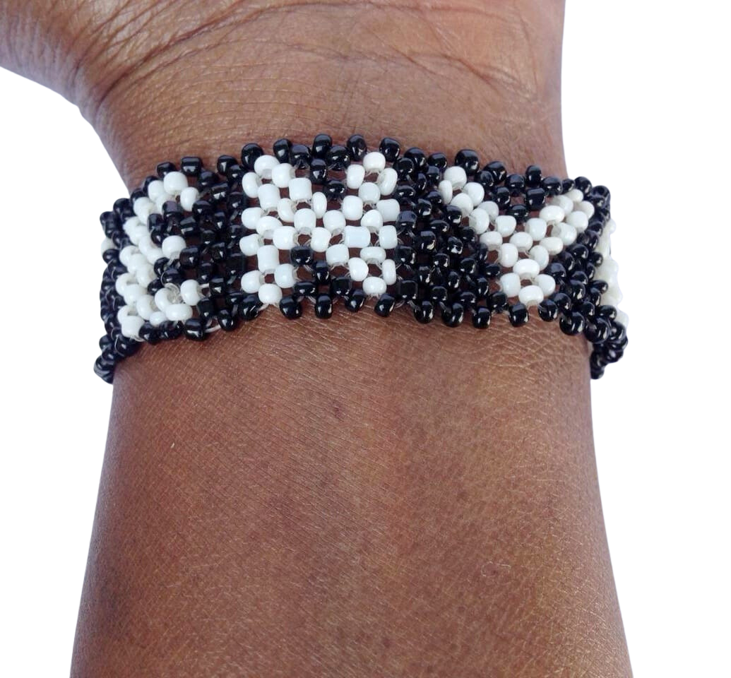 Bracelet Beaded Kenyan Flag Text