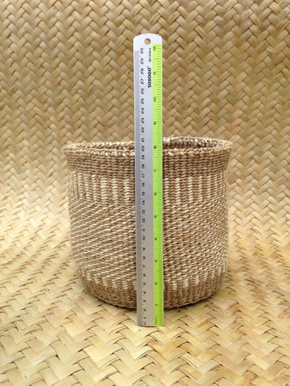 Sisal Storage Planter 8 in /20.3 cm