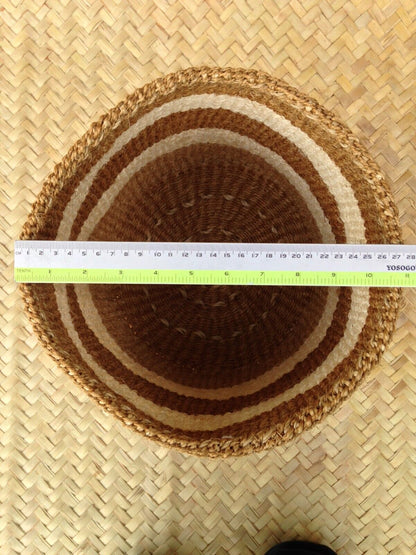 Sisal Storage Planter 10.5 in/27 cm Brown