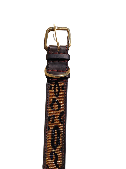 Handcrafted Maasai Dog Collar - Leopard Print