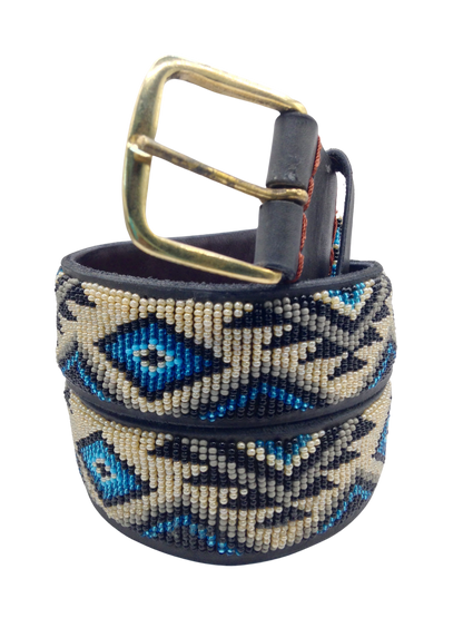 Handcrafted Maasai Belt - Colorful Geometric