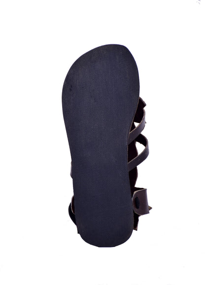 Sandals Gladiator Blue Gold