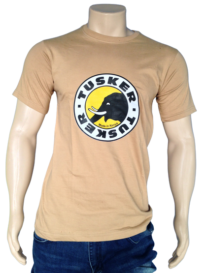T-shirt Tusker Beer Khaki
