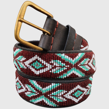 Handcrafted Maasai Belt - Colorful Geometric