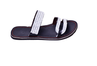 Sandals Double Strap White