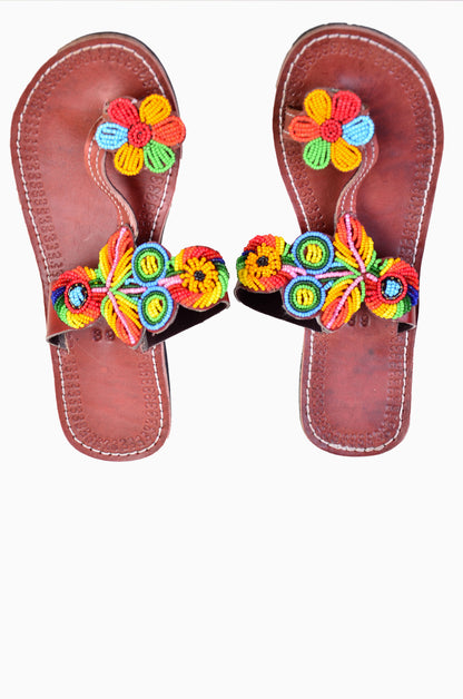 Sandals Floral Multi Color