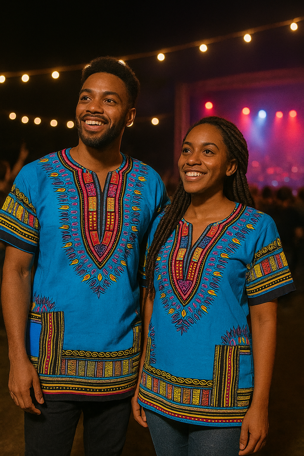 Dashiki Shirt Blue