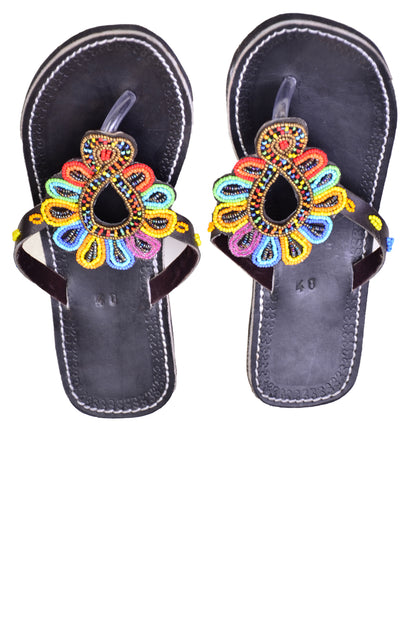 Sandals Floral Multi Color