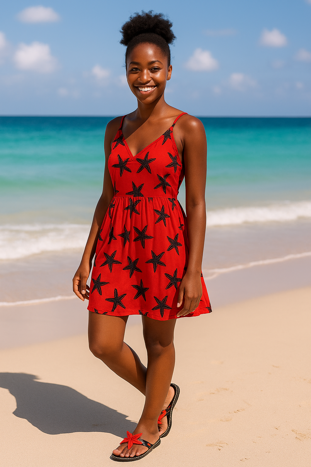 Sandals Starfish Red