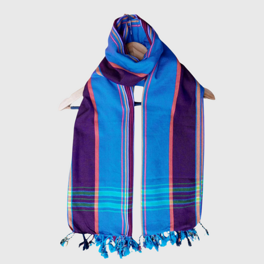 Kikoi Scarf Blue
