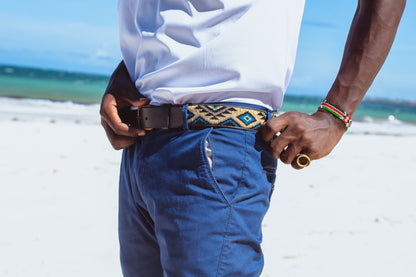 Handcrafted Maasai Belt - Colorful Geometric