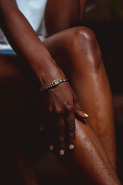 Bracelet Twisted Mixed Metal