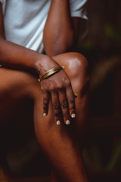Bracelet Brass Elephant Hair
